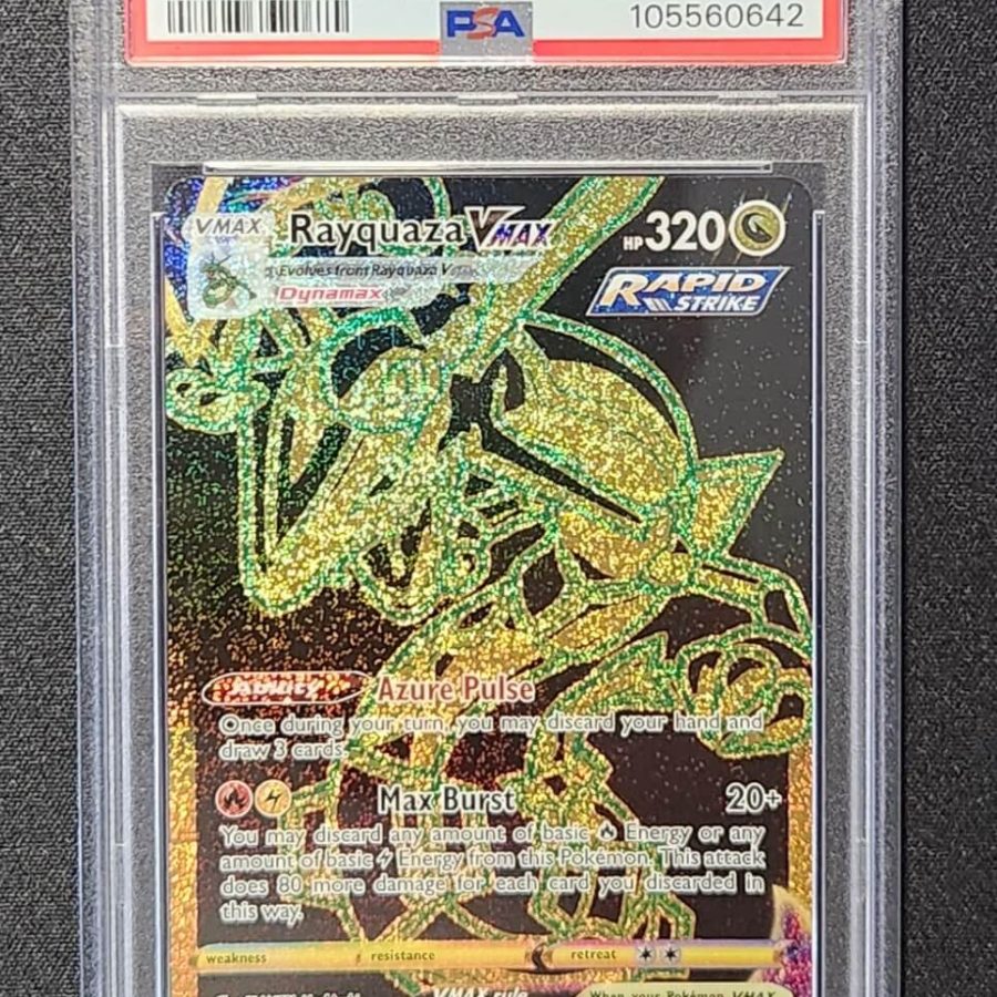 PSA 9 Rayquaza VMax TG29