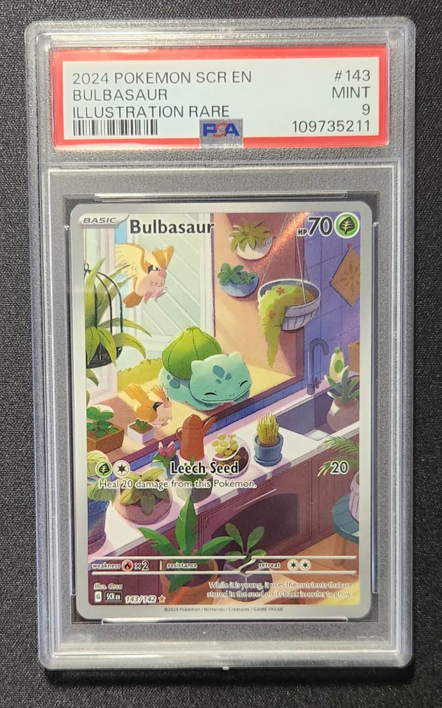 PSA 9 Bulbasaur 143/142