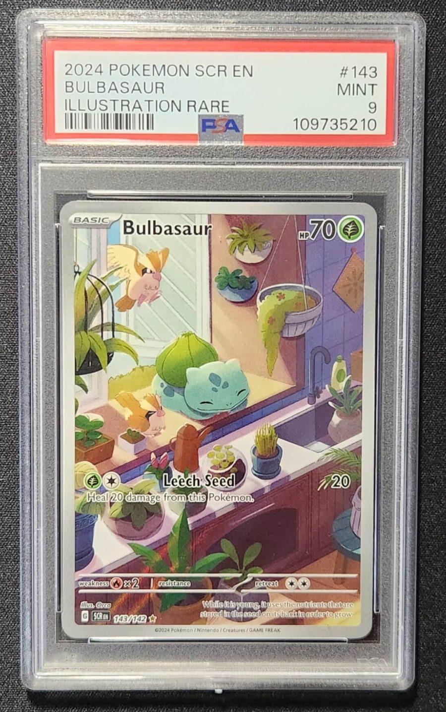 PSA 9 Bulbasaur 143/142