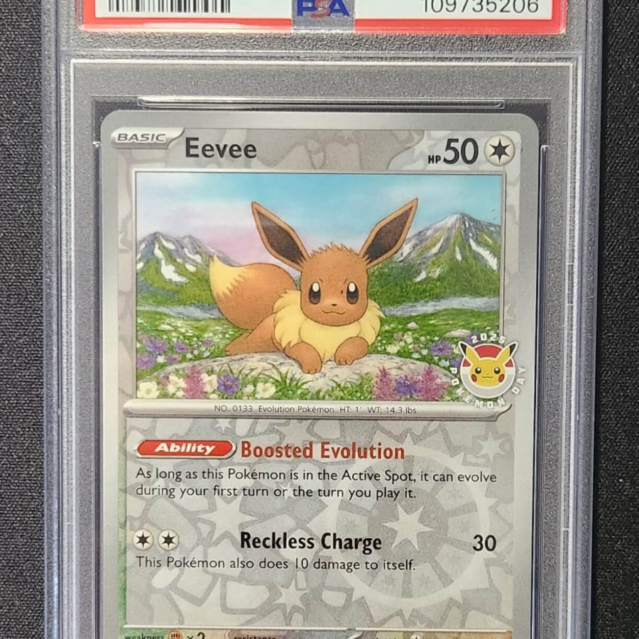 PSA 9 Eevee Pokemon Day 2025