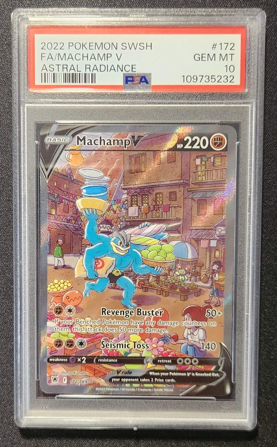 PSA 10 Machamp V 172/189