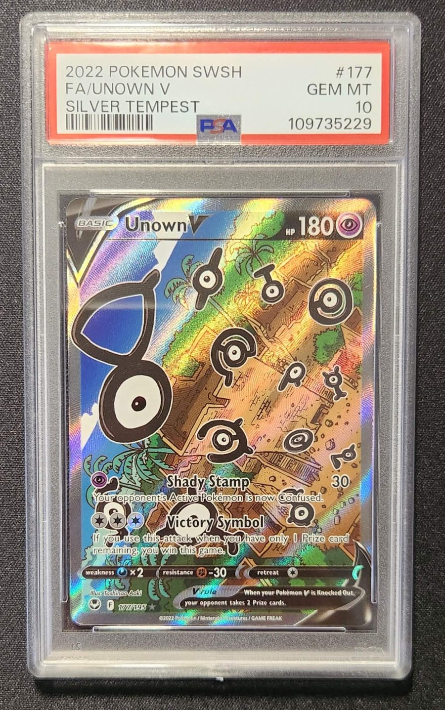 PSA 10 Unown V 177/195