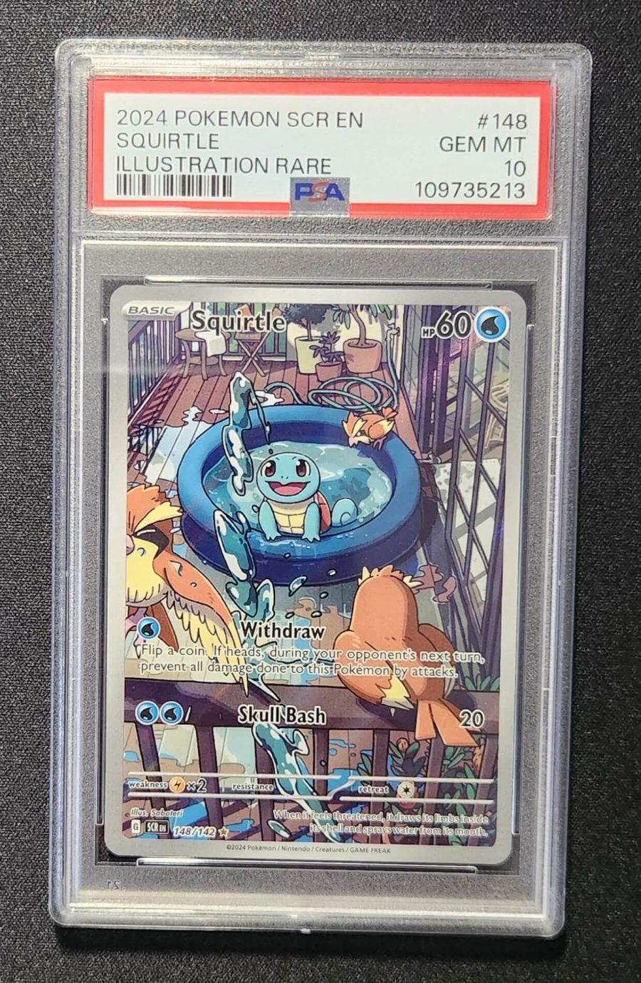 PSA 10 Squirtle 148/142