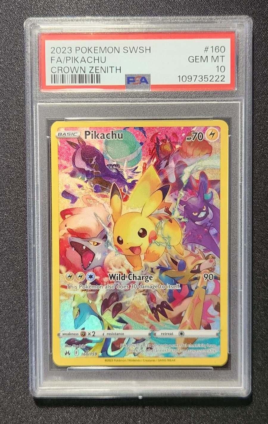 PSA 10 Pikachu 160/159